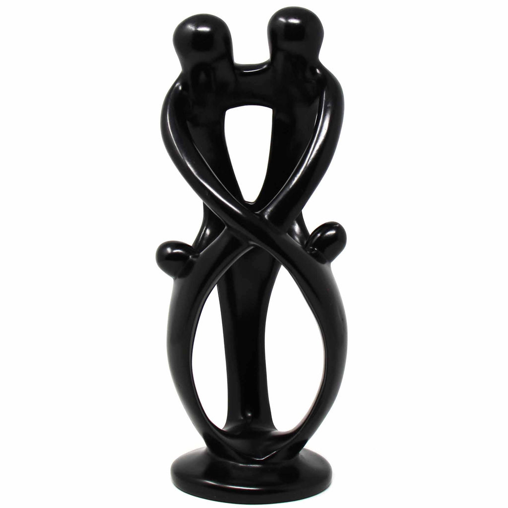 10" Family Soapstone Sculptures - Various Family Configs