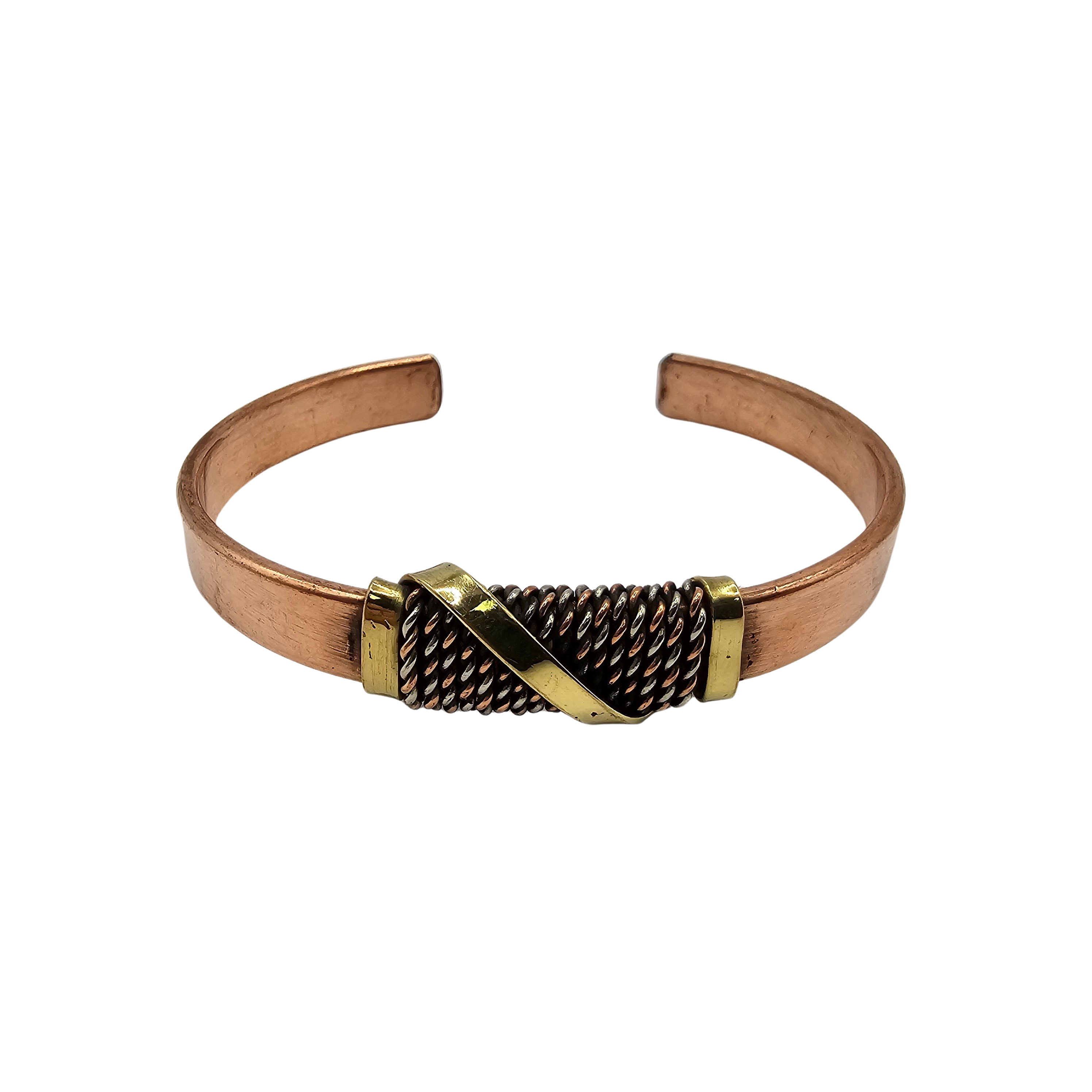 Pure Solid Copper Cuff Bracelet