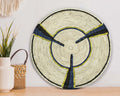 14" Handwoven Fan Mesa Bowl for Wall Basket Decor