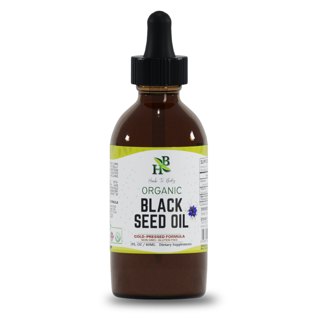 Organic Black Seed Oil (Cold-Pressed)