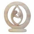 Lover's Embrace Natural Stone Sculpture - 3 SIZES