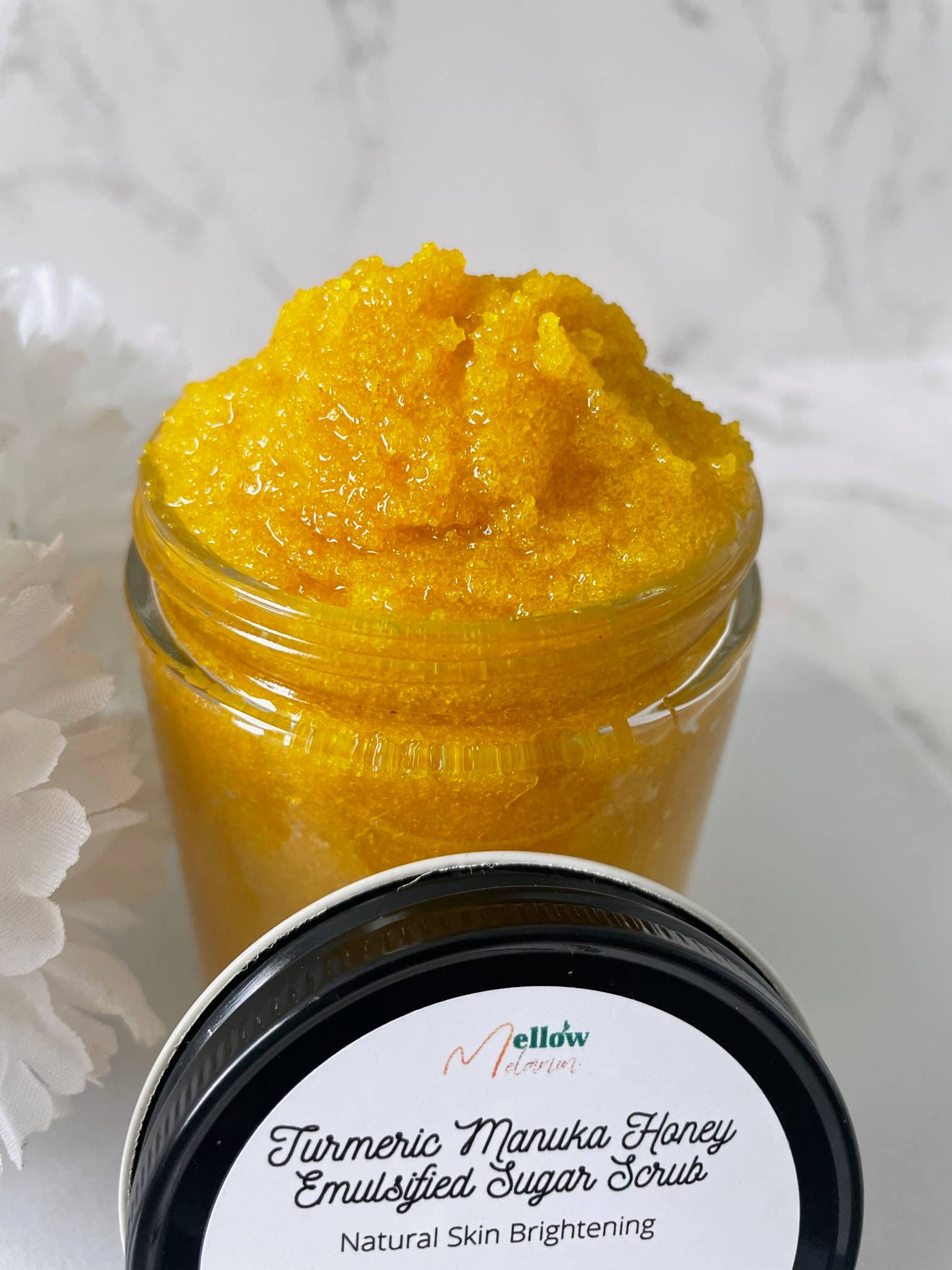 Turmeric and Manuka Honey Brightening Body Scrub