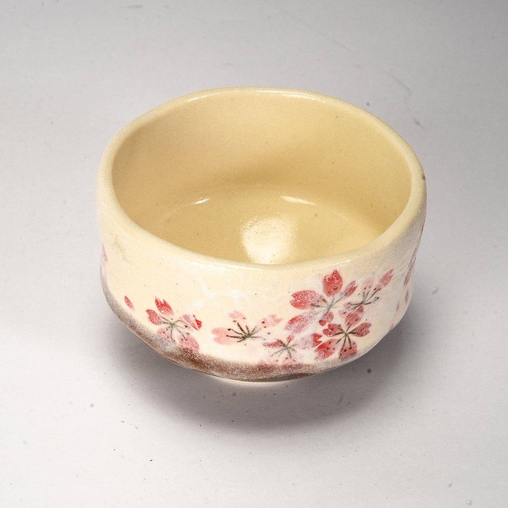 Pink Cherry Blossoms Mini Matcha Bowl 8oz 3.75"D x 1.5"H Porcelain JP (1/36)