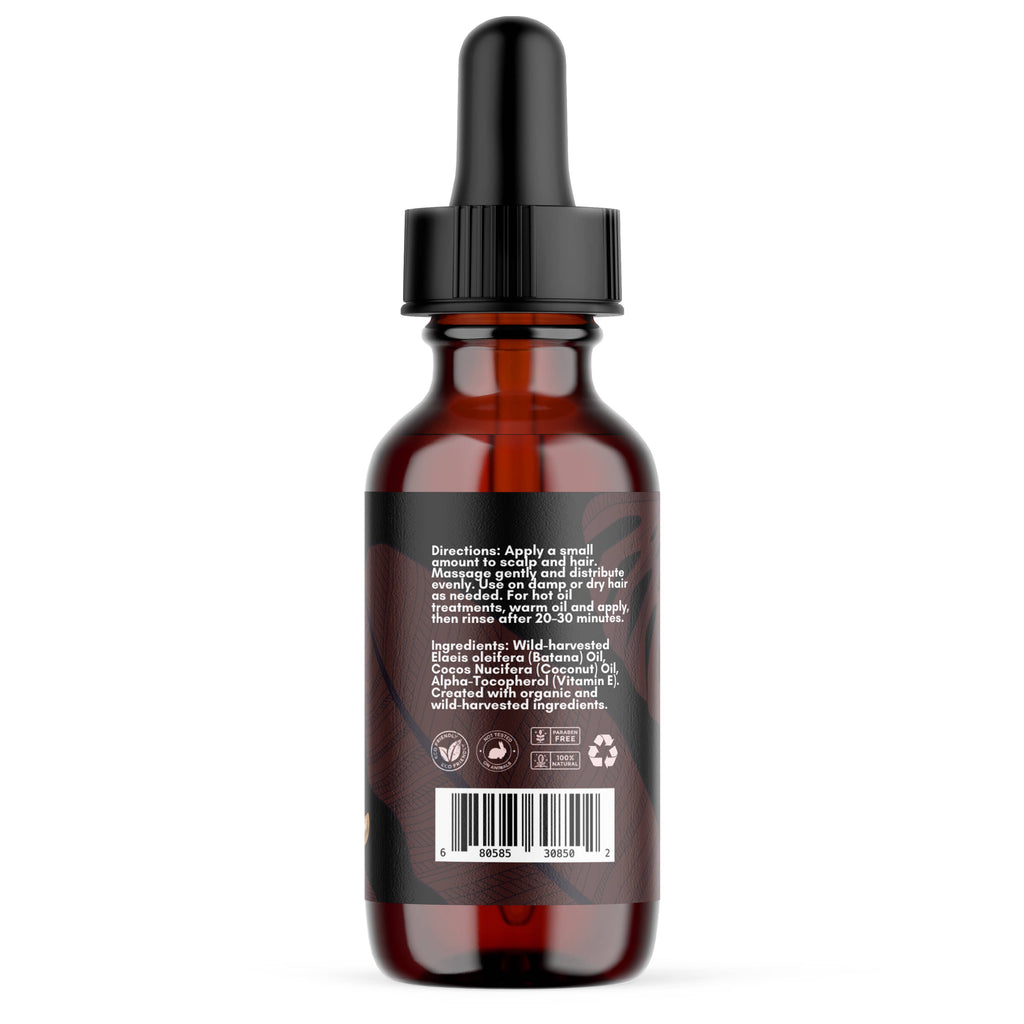 Coconut & Batana Oil Hair Serum – Lightweight Frizz Control