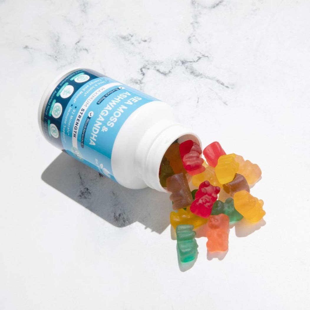 Sea Moss & Ashwagandha Gummies with Burdock & Bladderwrack