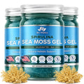 Sea Moss Gel Blue Spirulina Flavor – Wildcrafted, Sun-Dried