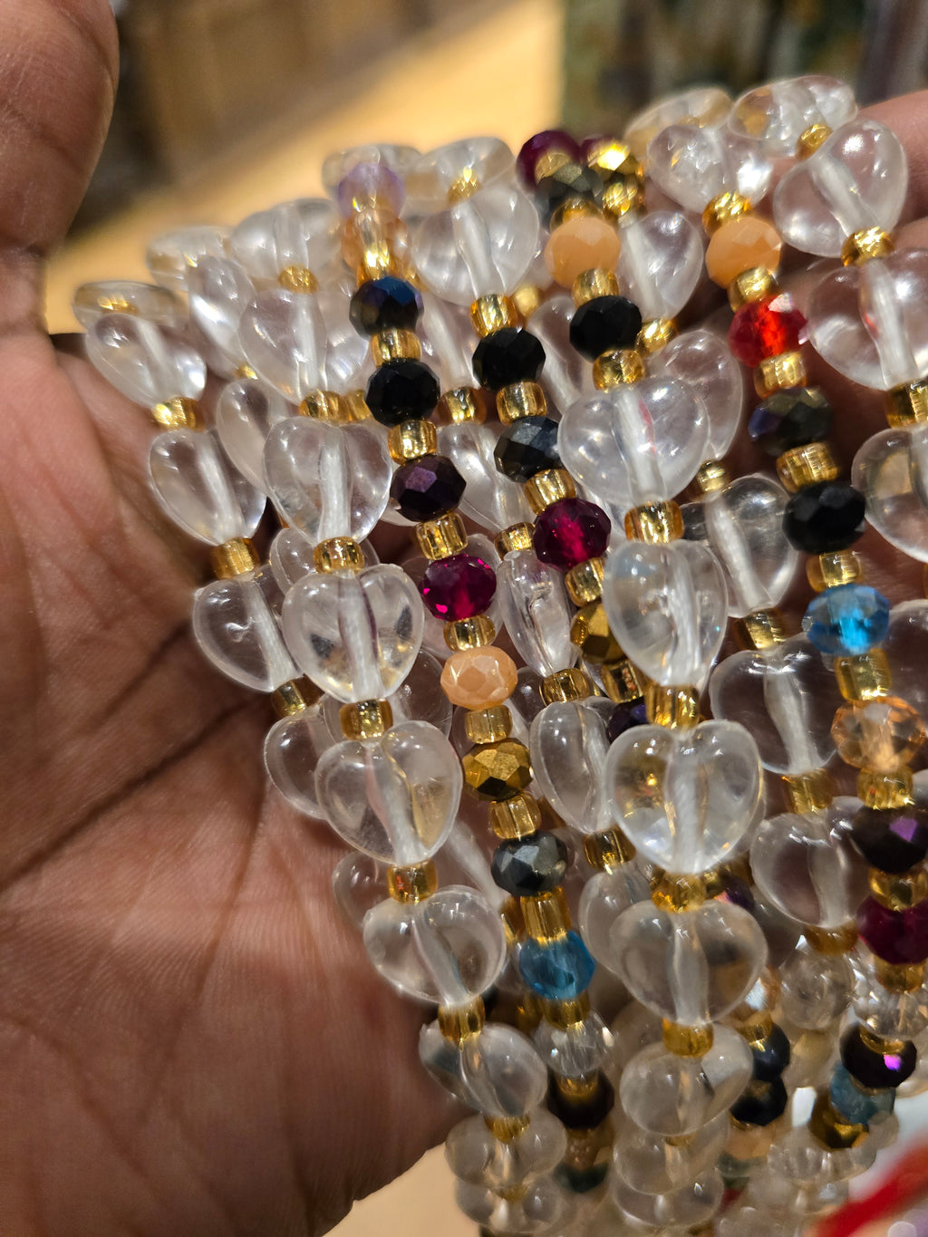 African Waist Beads - Glow In The Dark Collection