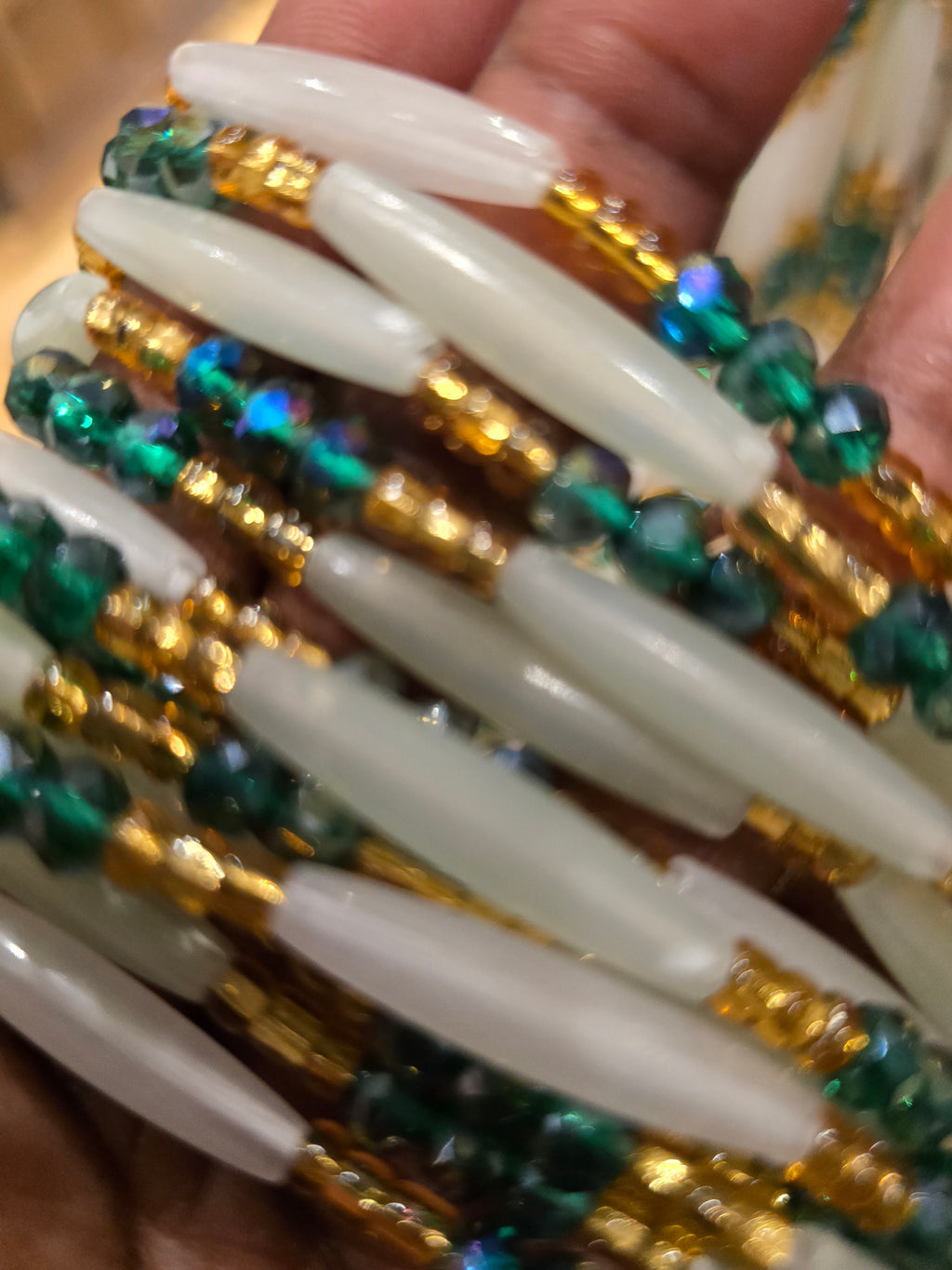 African Waist Beads - Glow In The Dark Collection