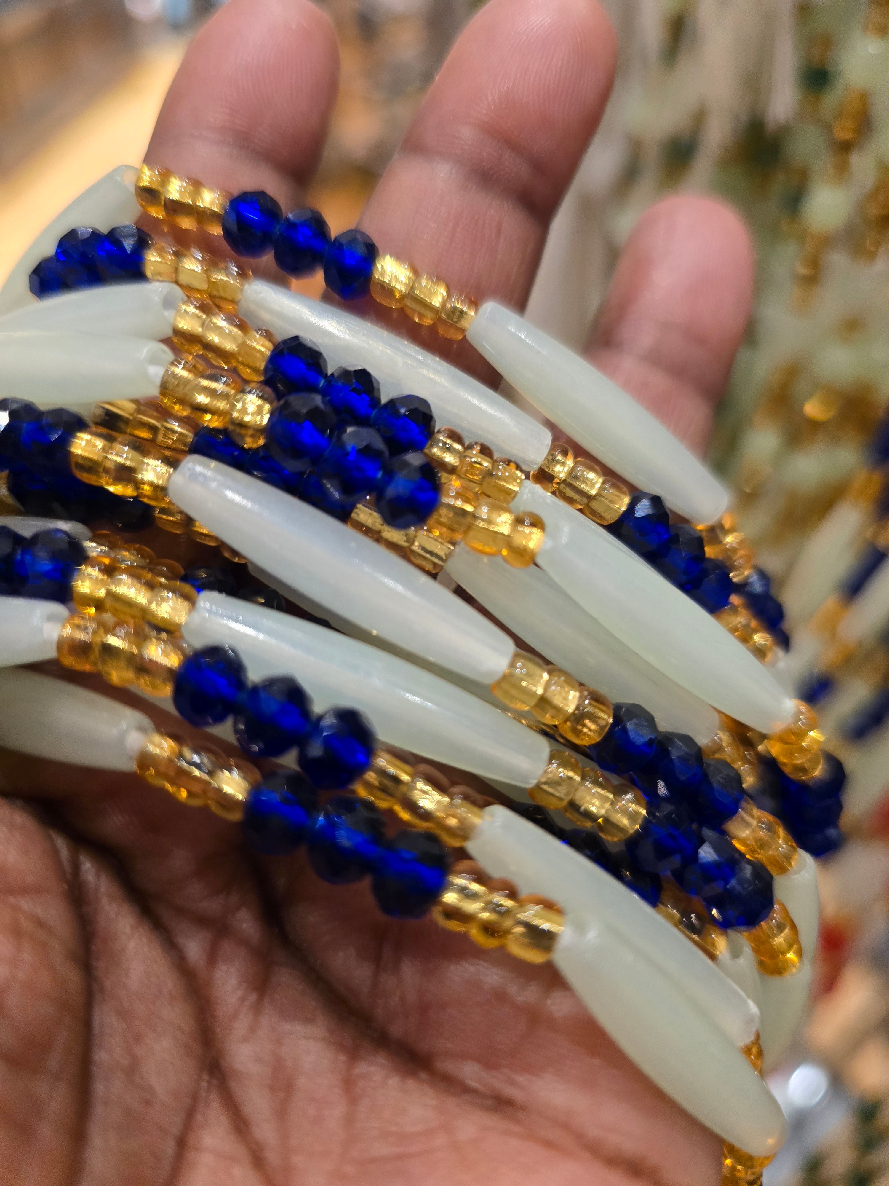 African Waist Beads - Glow In The Dark Collection