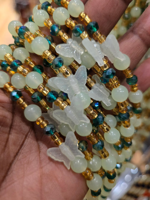 African Waist Beads - Glow In The Dark Collection