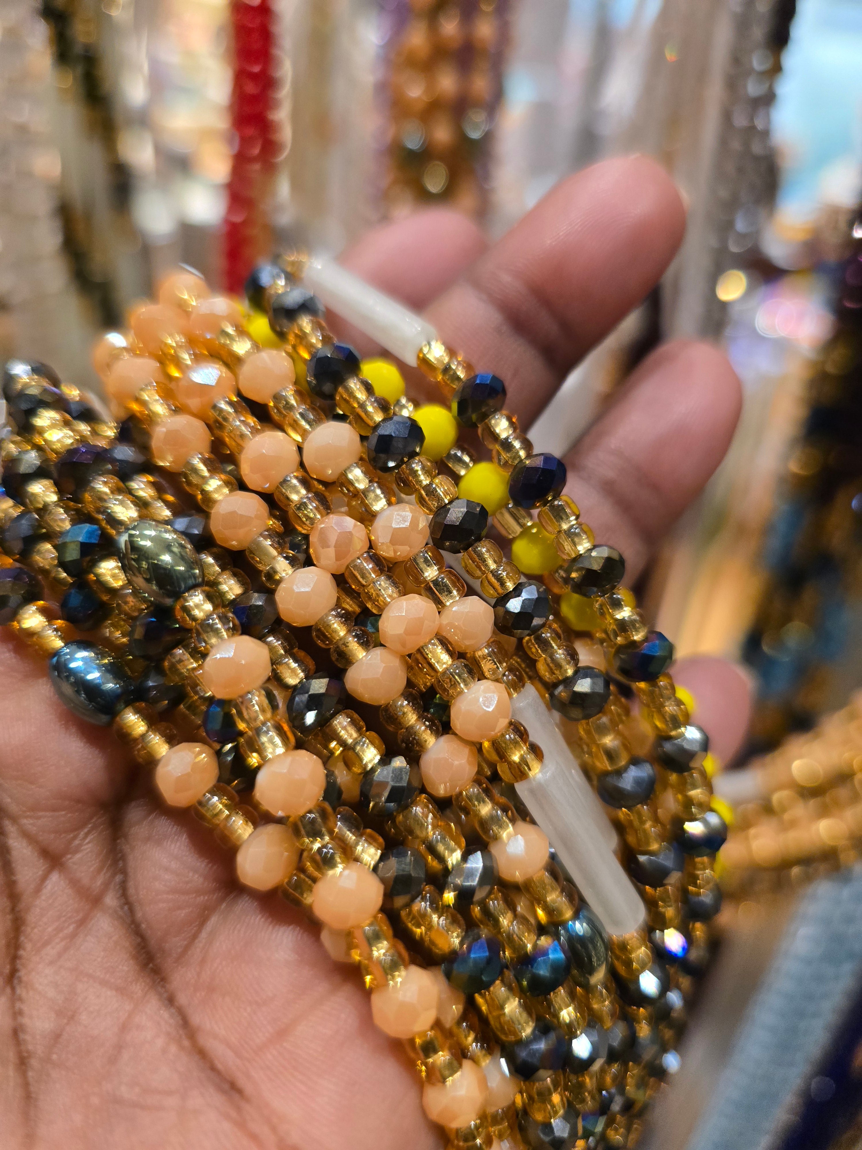 African Waist Beads Crystals Collection
