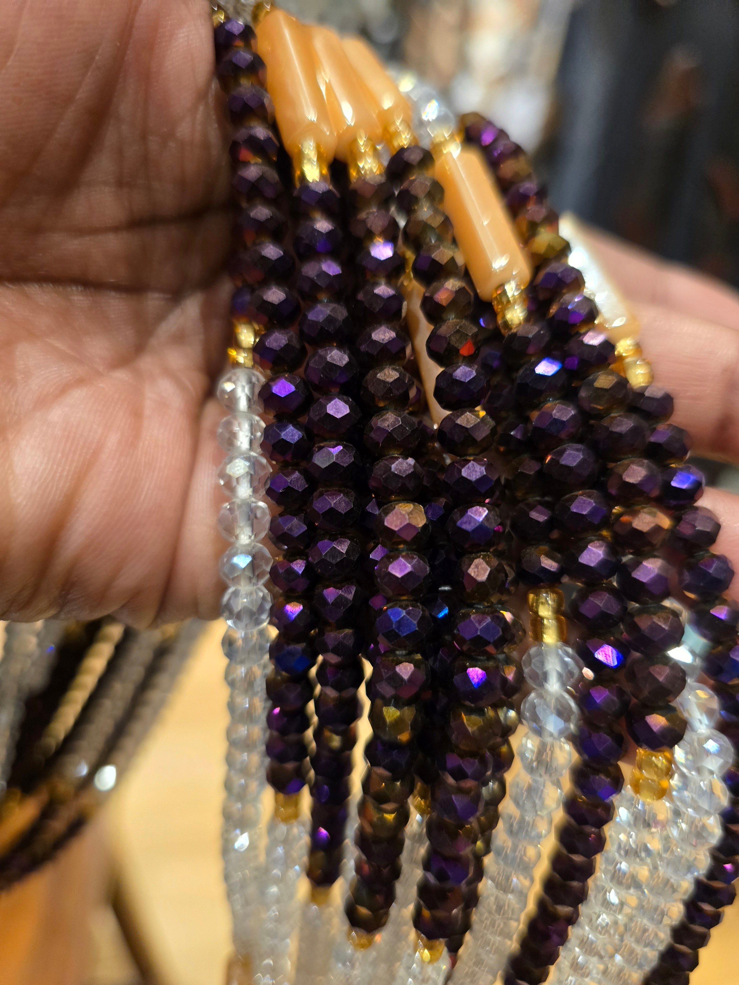 African Waist Beads Crystals Collection
