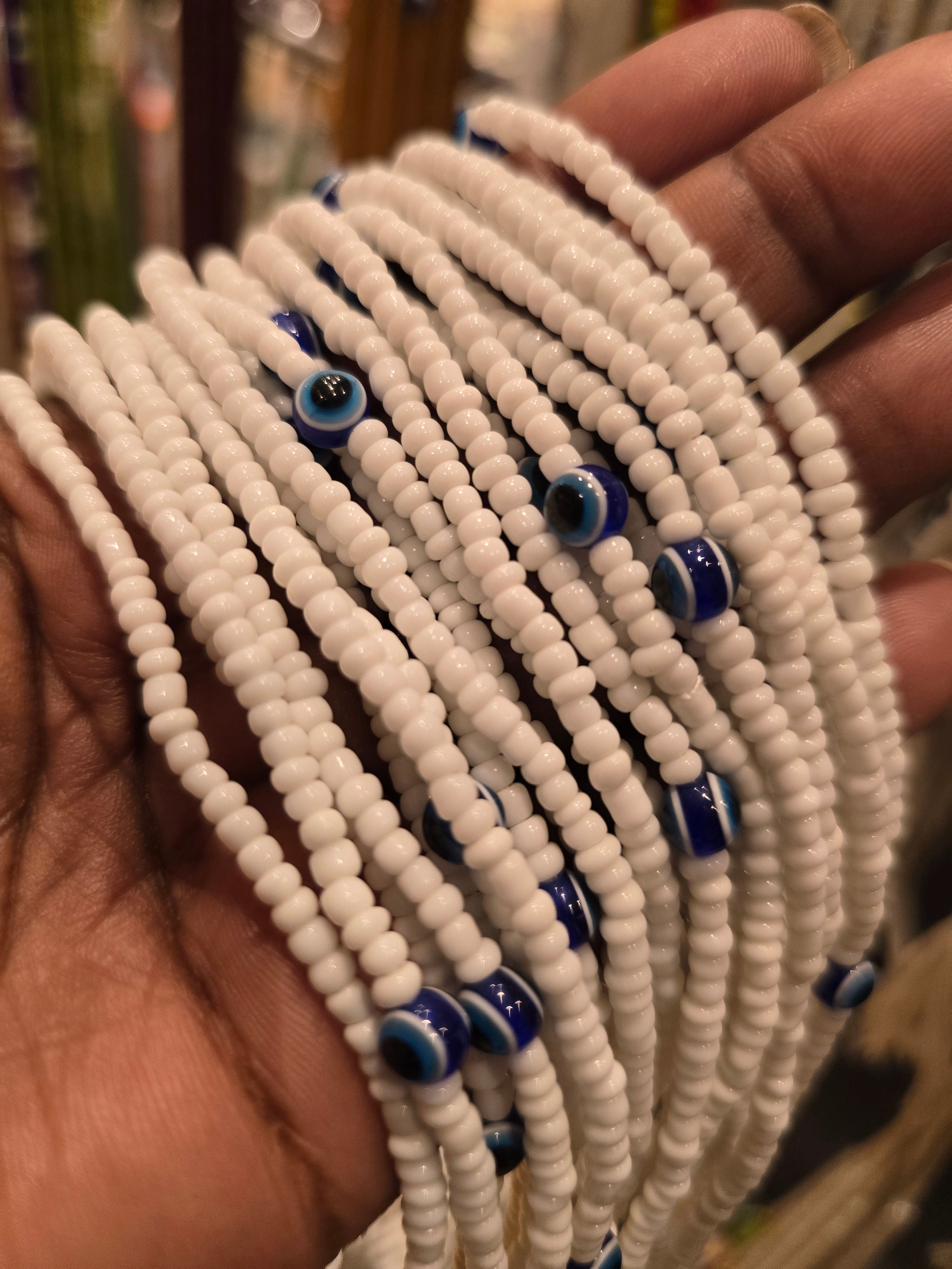 African Waist Beads - Evil Eye Collection
