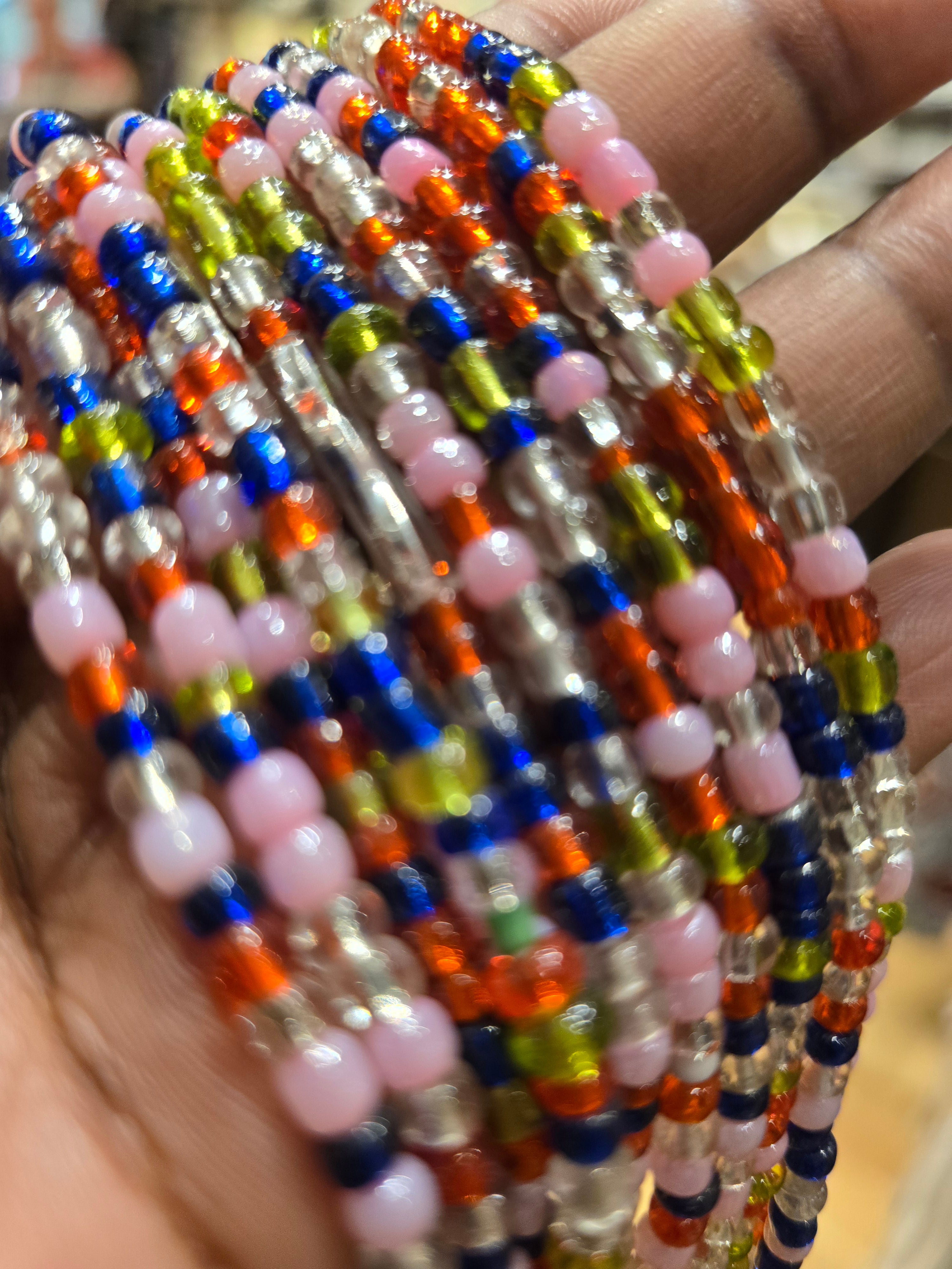 African Waist Beads - Solid Colors Collection