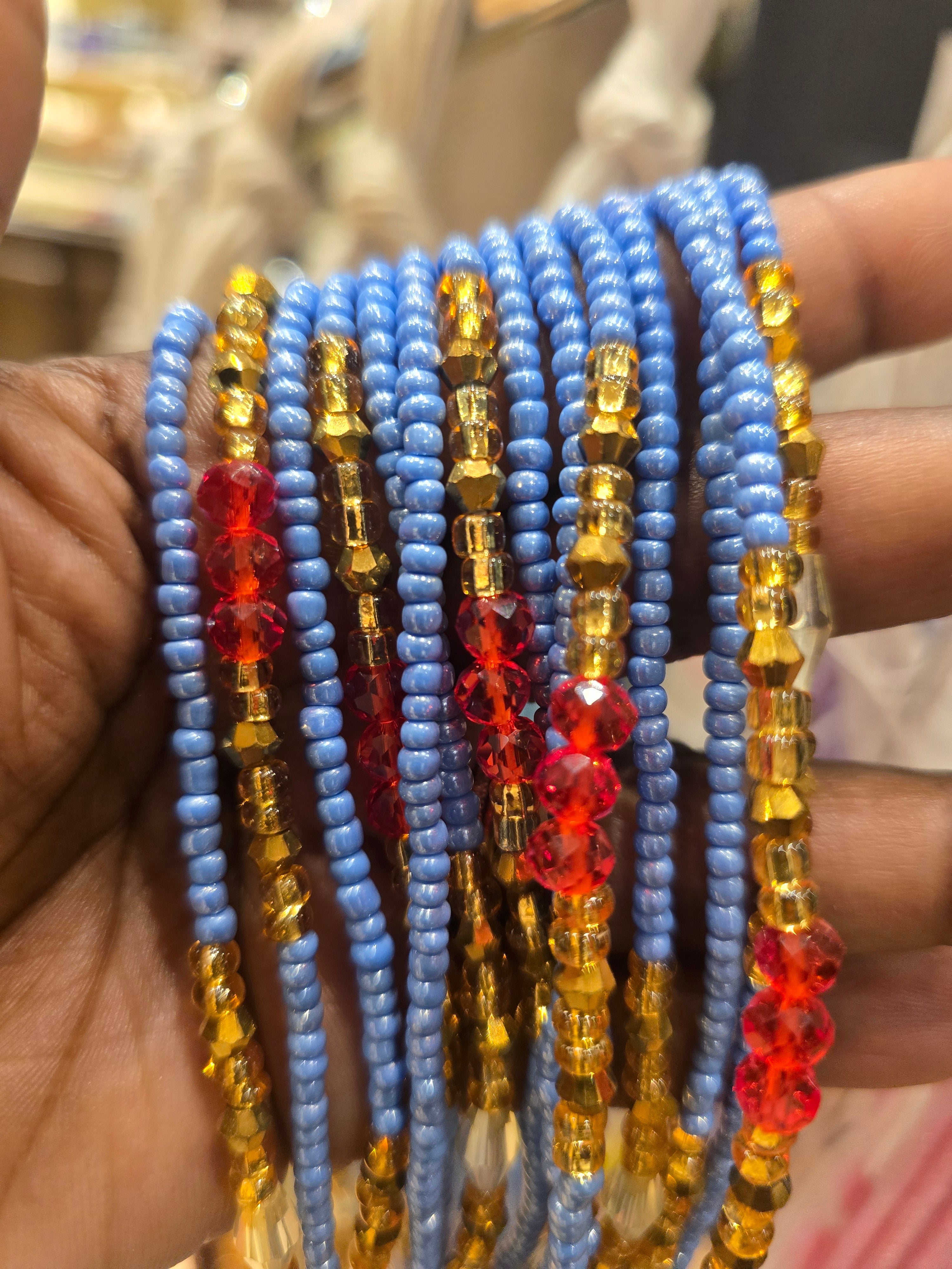African Waist Beads - Small Beads & Fashionable Collection