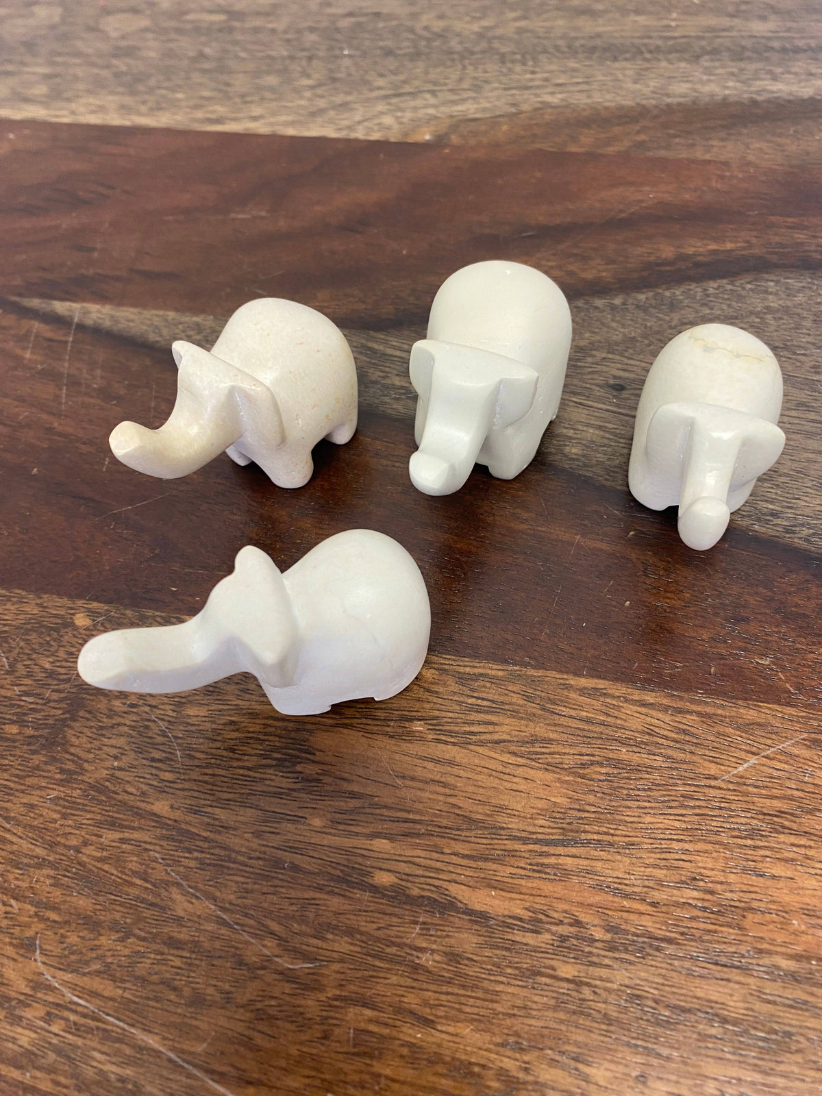 Soapstone Animal Figurine, elephant small