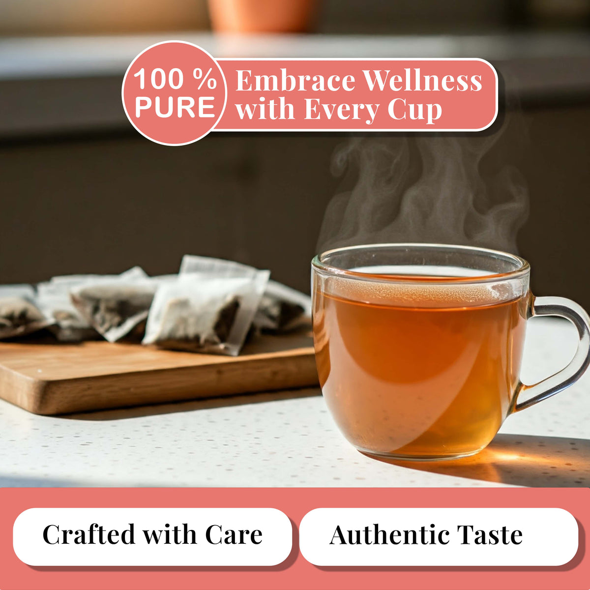 Guava Tea Bags, 50 Bags, Te de Hoja de Guayaba, Herbal Tea