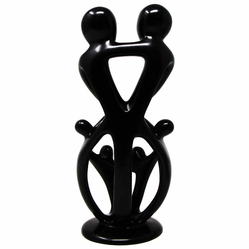 10" Family Soapstone Sculptures - Various Family Configs