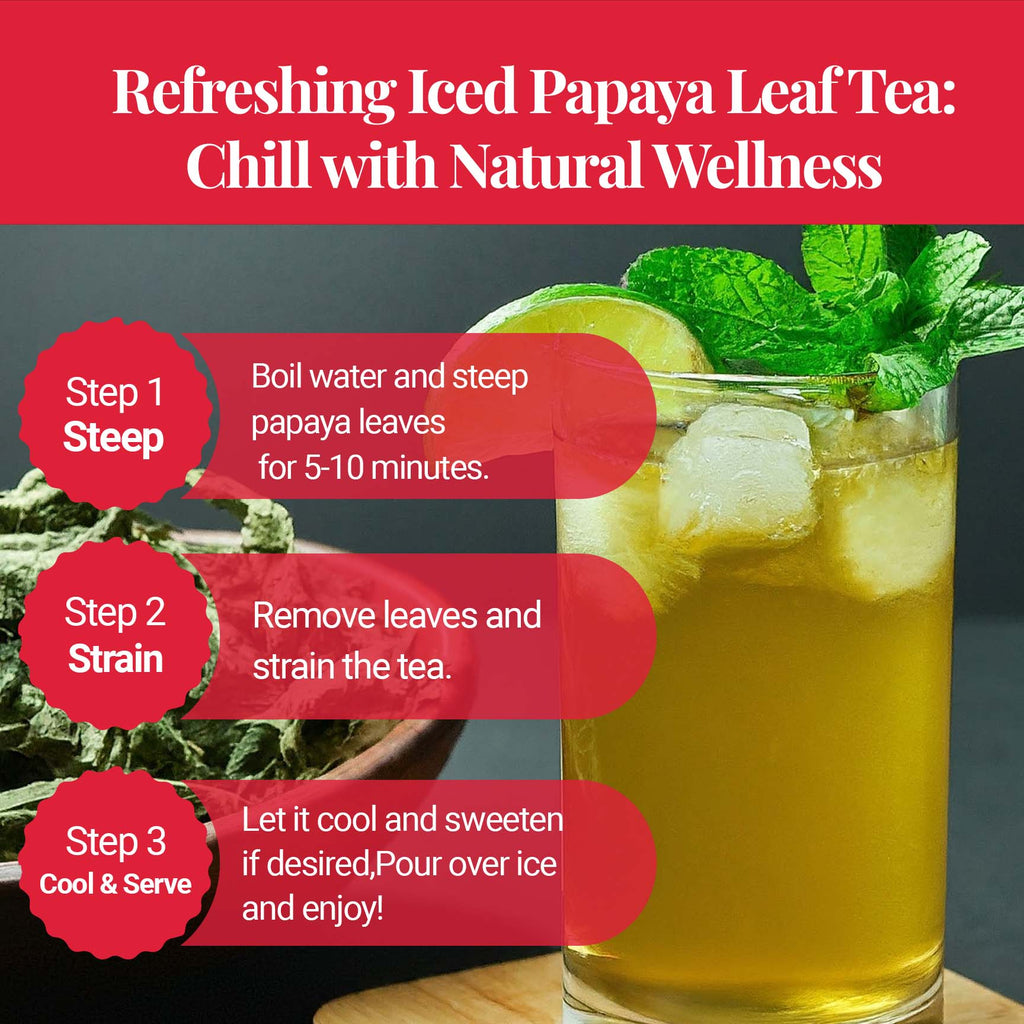 Dried Papaya Leaves, Papaya Leaf Tea 75g , Herbal Tea