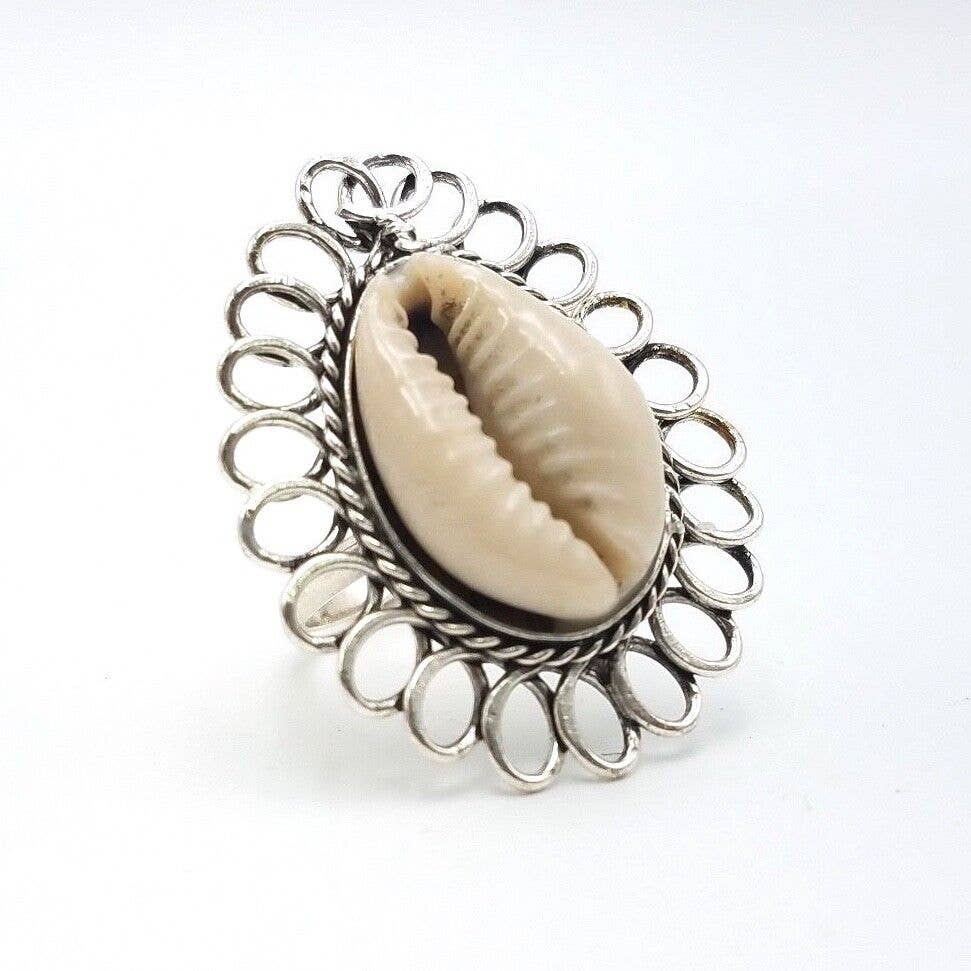 Cowrie Shell Ring