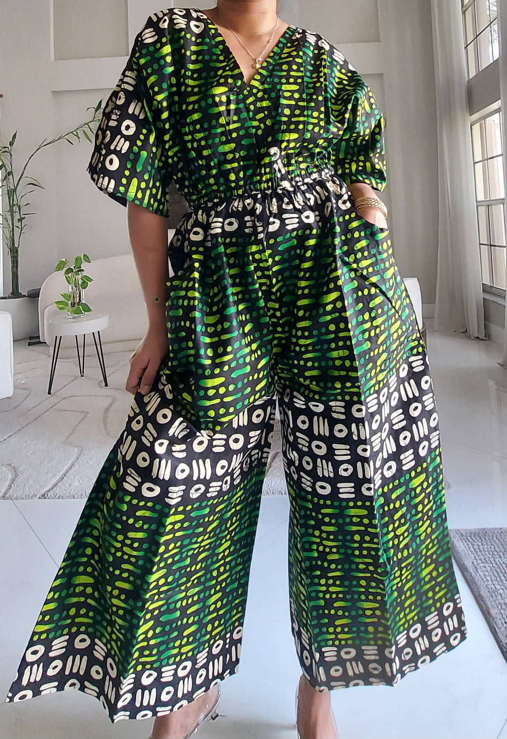 Ankara Wide-Leg Jumpsuit KVZ40 A
