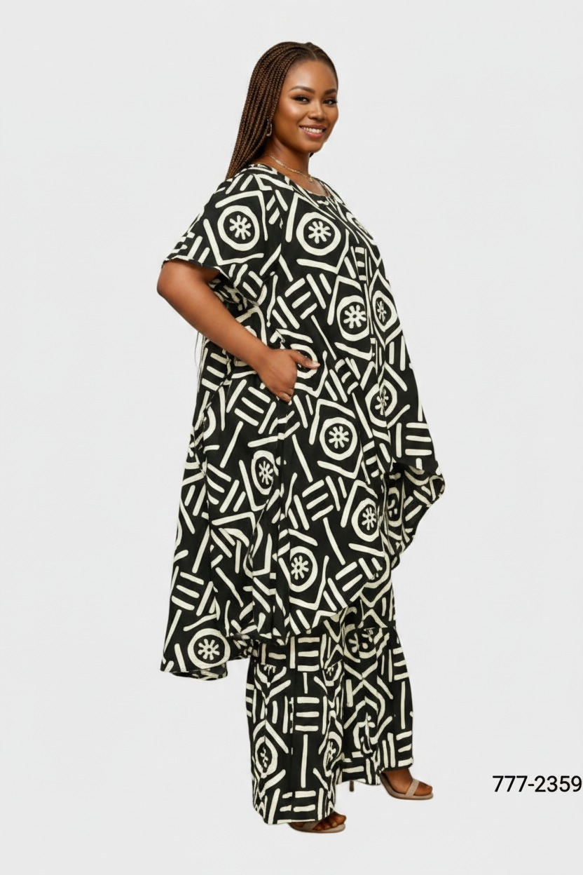 Woman Pant & Blouse Set 7772 - 359
