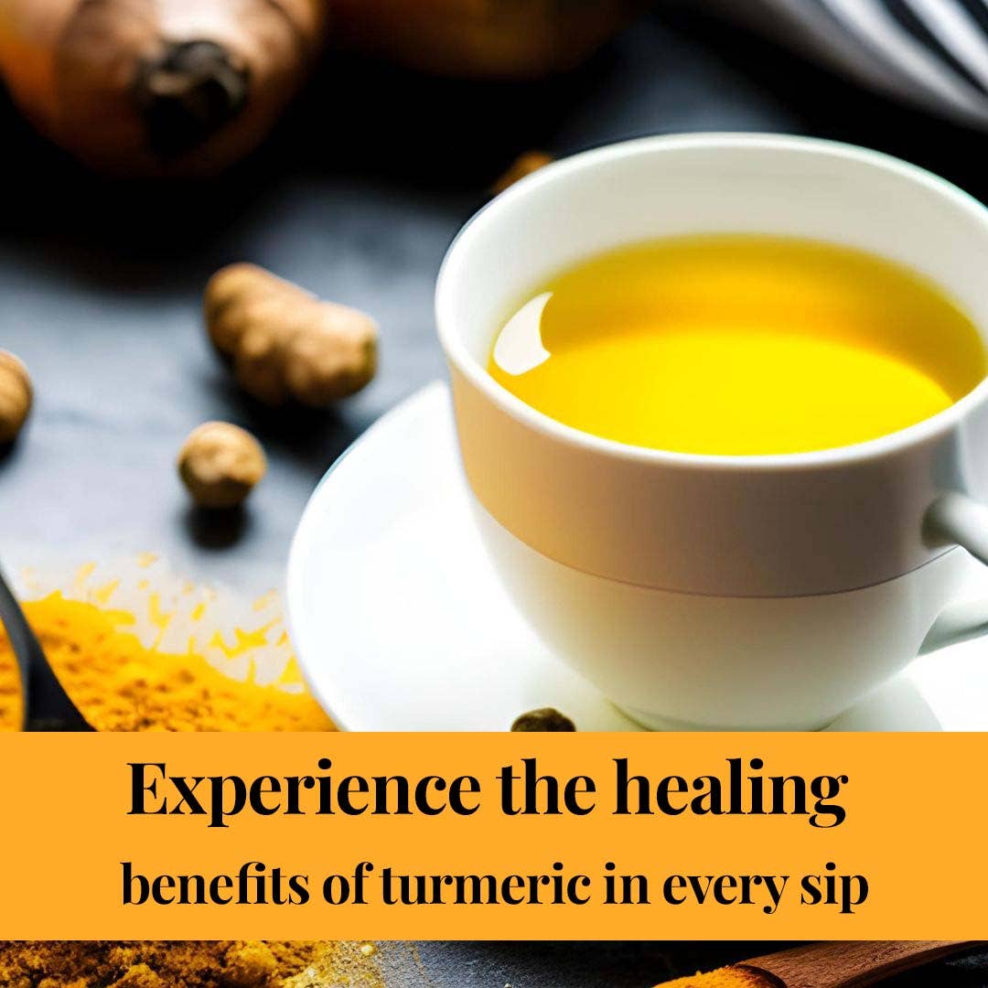 Turmeric Tea 75 Bags, Black Pepper Blend, Caffeine Free