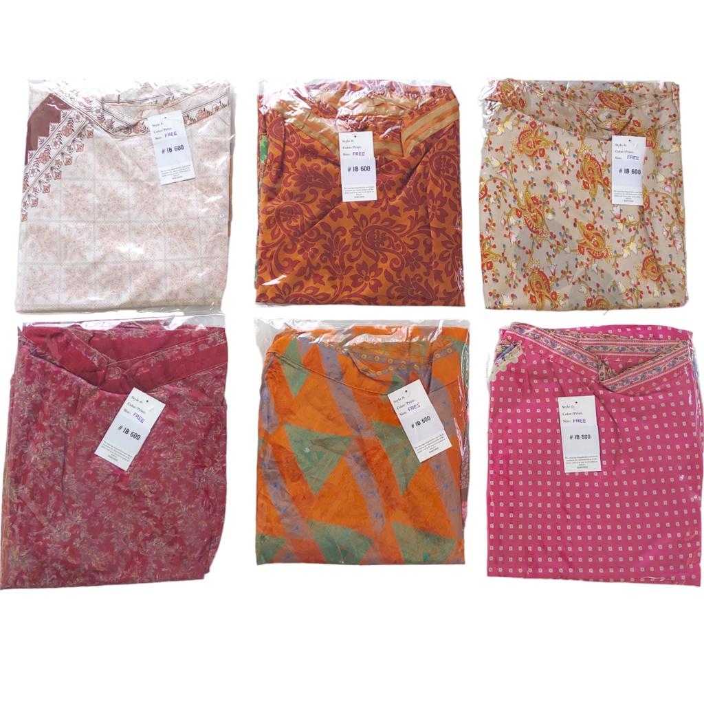 Sari Silk Wrap Skirt / One of a Kind