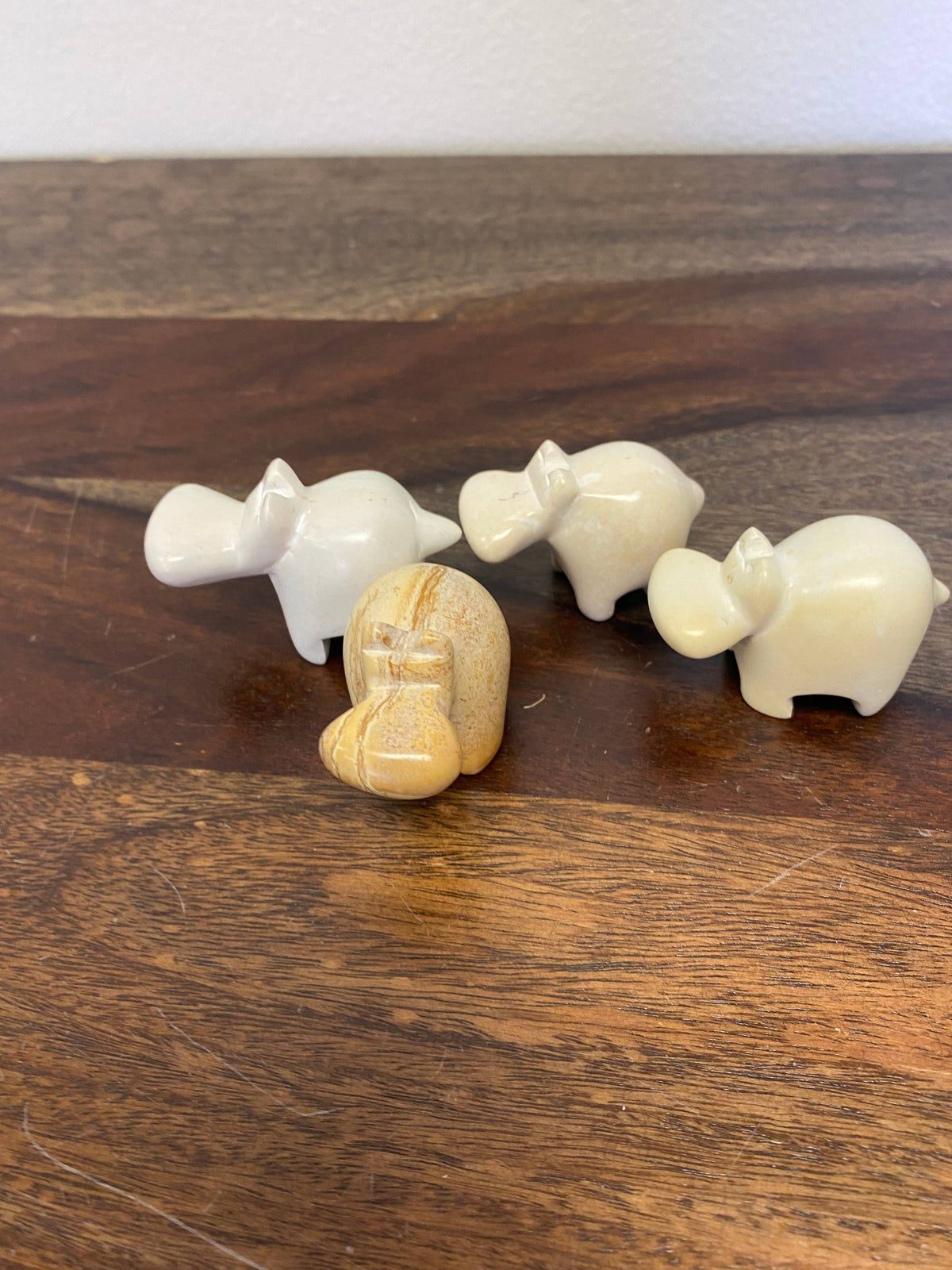 Soapstone Animal Figurine, hippopotamus small