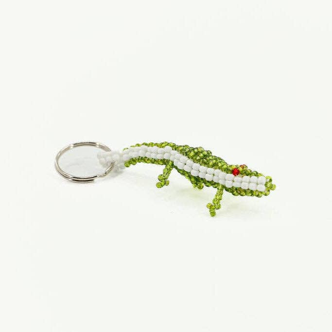 Safari Animal Beaded Keychain, Set of 12