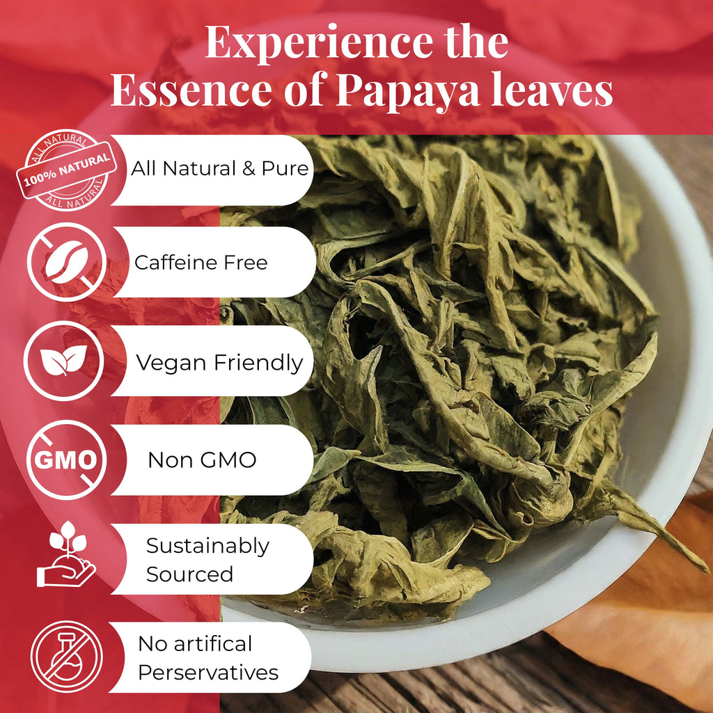 Dried Papaya Leaves, Papaya Leaf Tea 75g , Herbal Tea