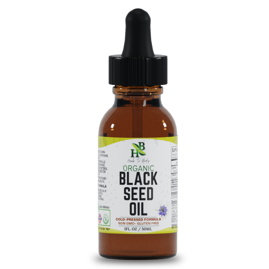 Organic Black Seed Oil (Cold-Pressed)