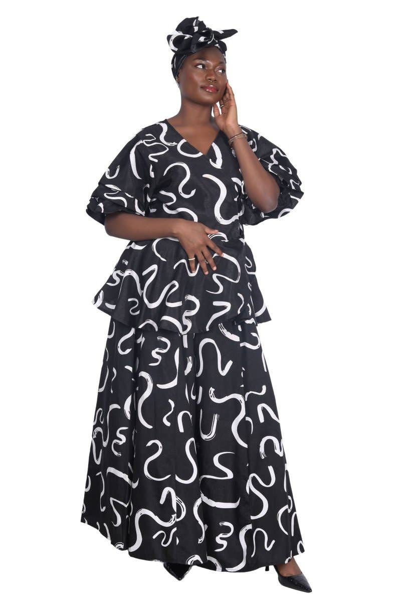 2 Piece Palazzo Set APS-25073-B078