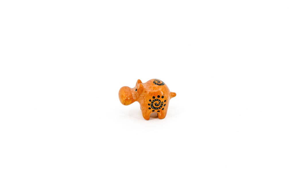 Soapstone Animal Figurine, hippopotamus small