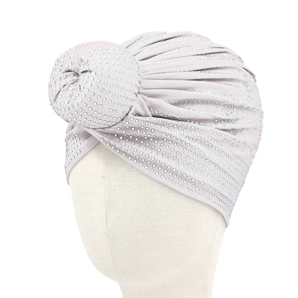 Bling Studded Turban Hair Wrap