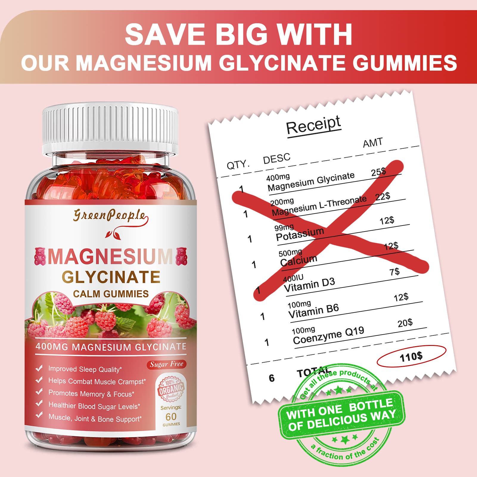 Magnesium Glycinate Support Gummies