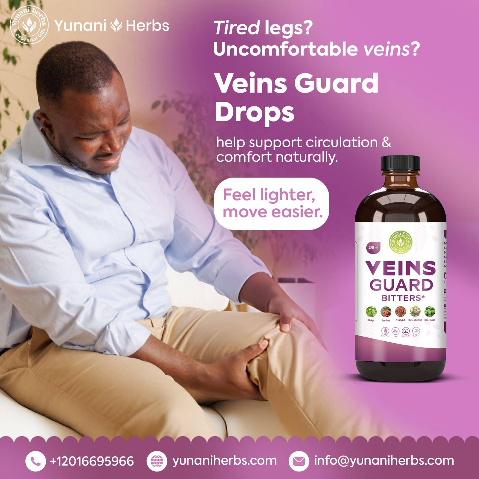Veins Guard living bitters 480mls