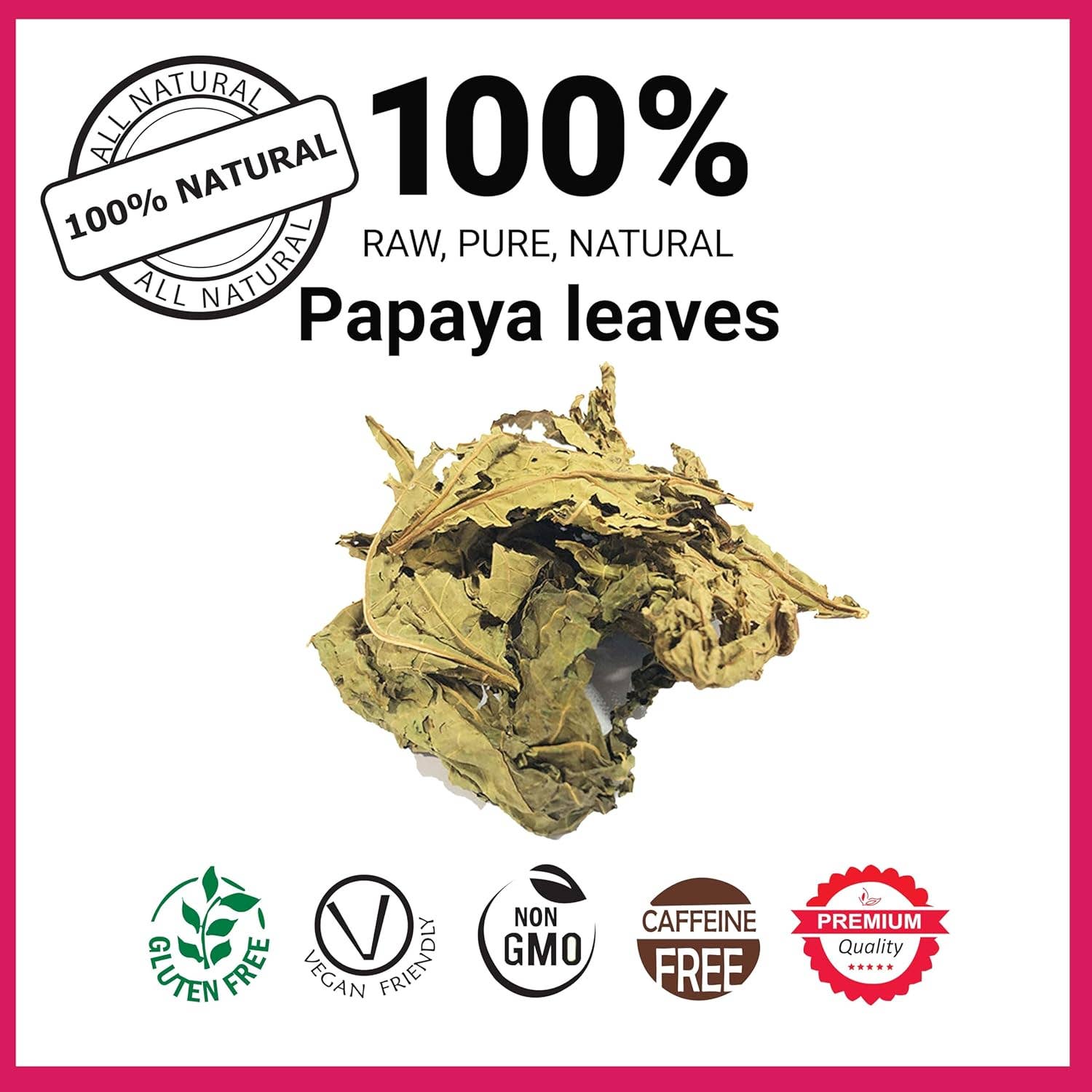 Dried Papaya Leaves, Papaya Leaf Tea 75g , Herbal Tea