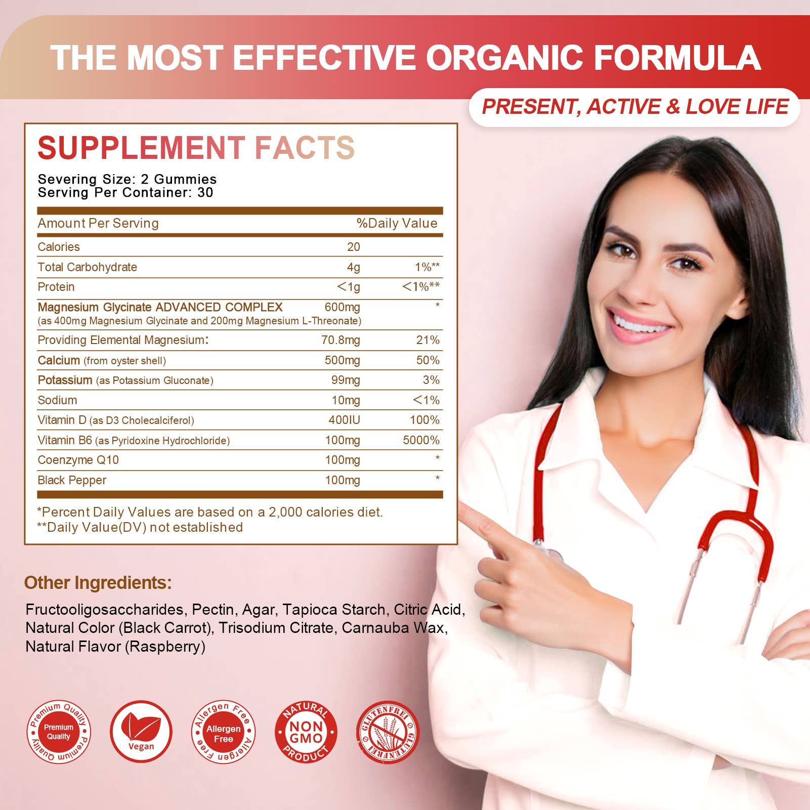 Magnesium Glycinate Support Gummies