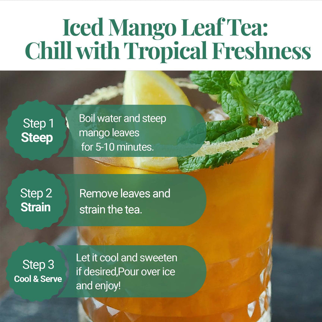 Dried Mango Leaves, Hoja De Mango Secas - 2.6 oz. Case of 5