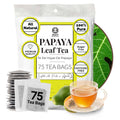 Papaya Leaf Tea Bags – 75 Count, 100% Natural Herbal Tea
