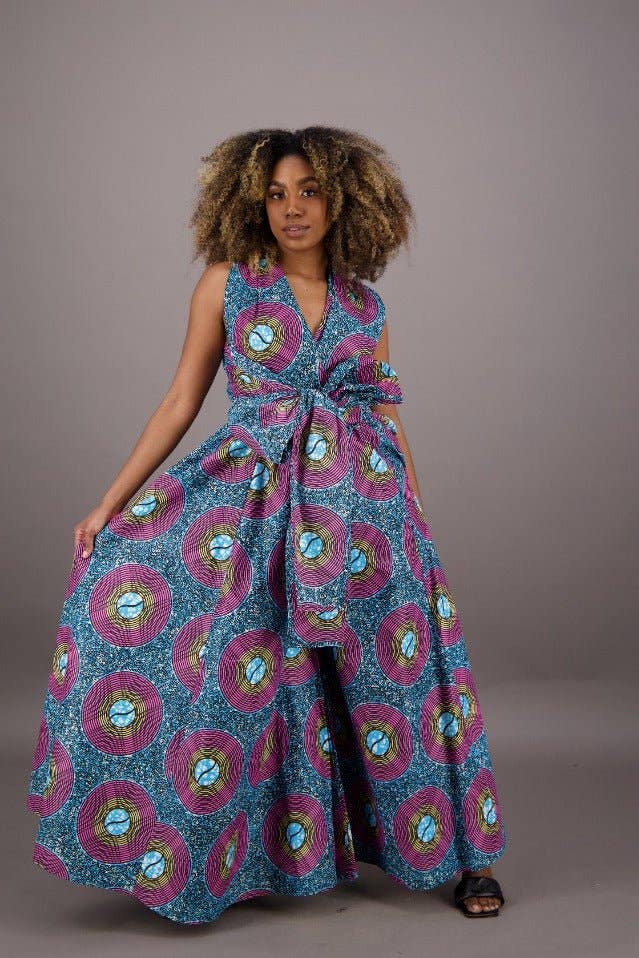 African Print Infinity Jumper 16118-268