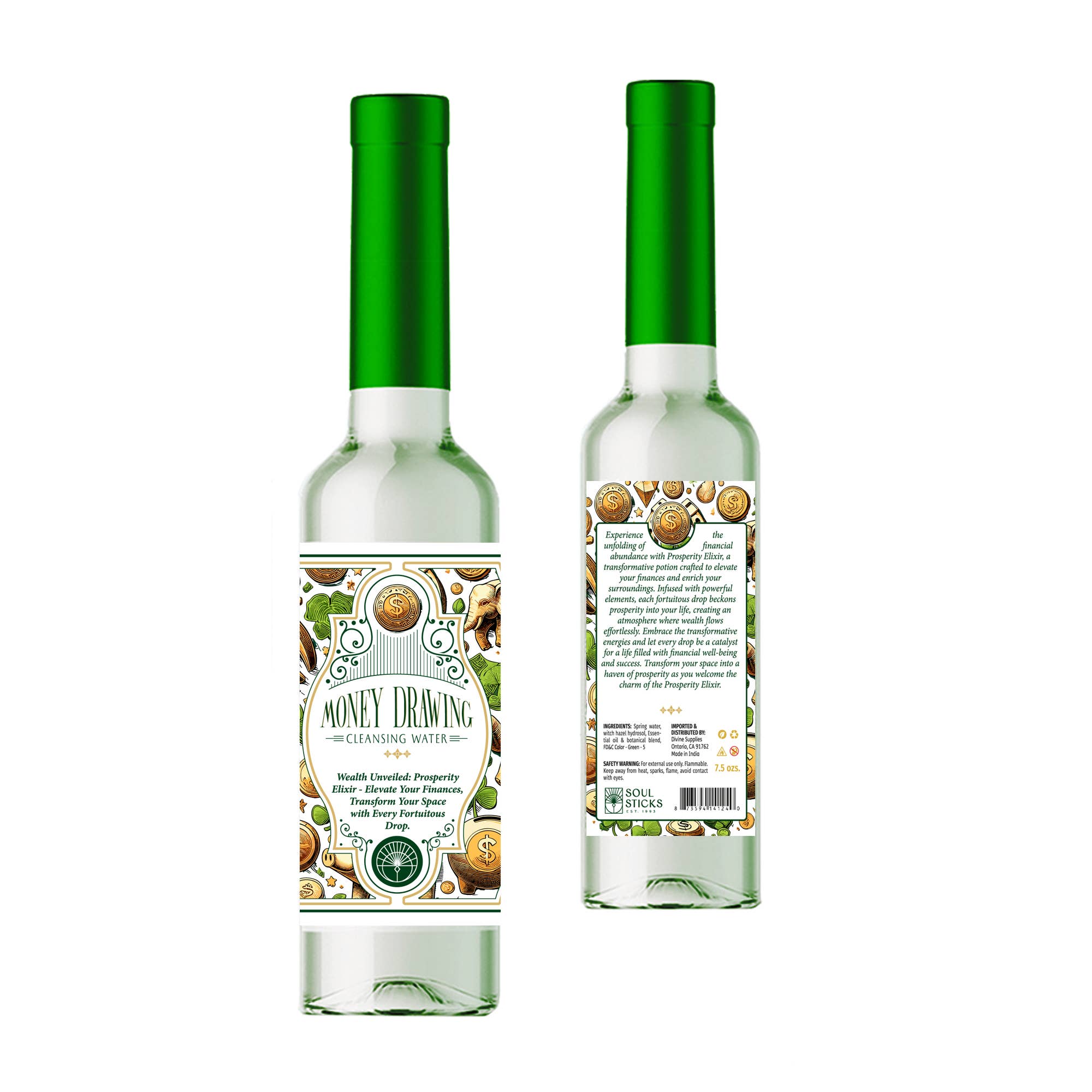 Spiritual Cleansing Water - Money Drawing (7.5 oz.)
