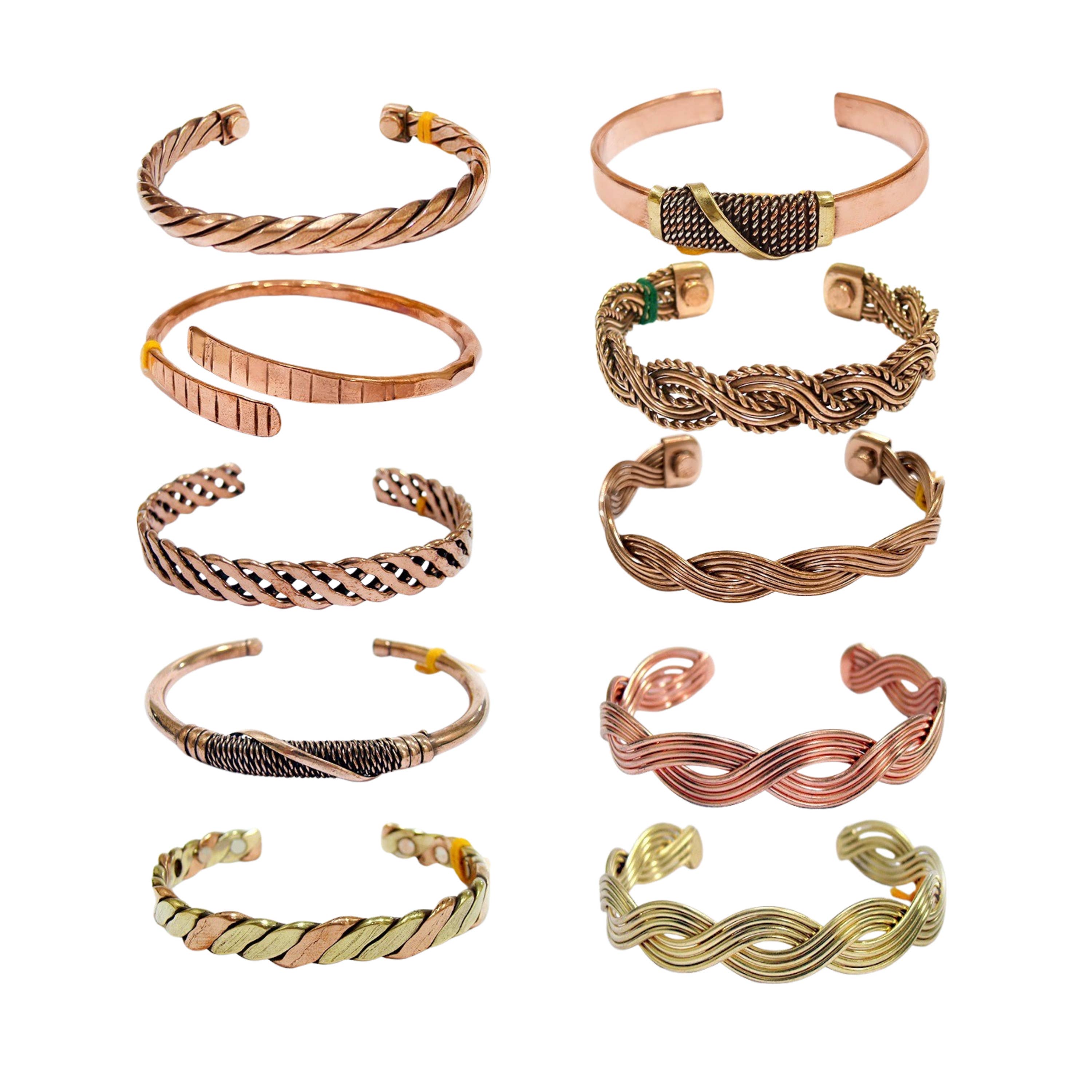 Pure Solid Copper Cuff Bracelet