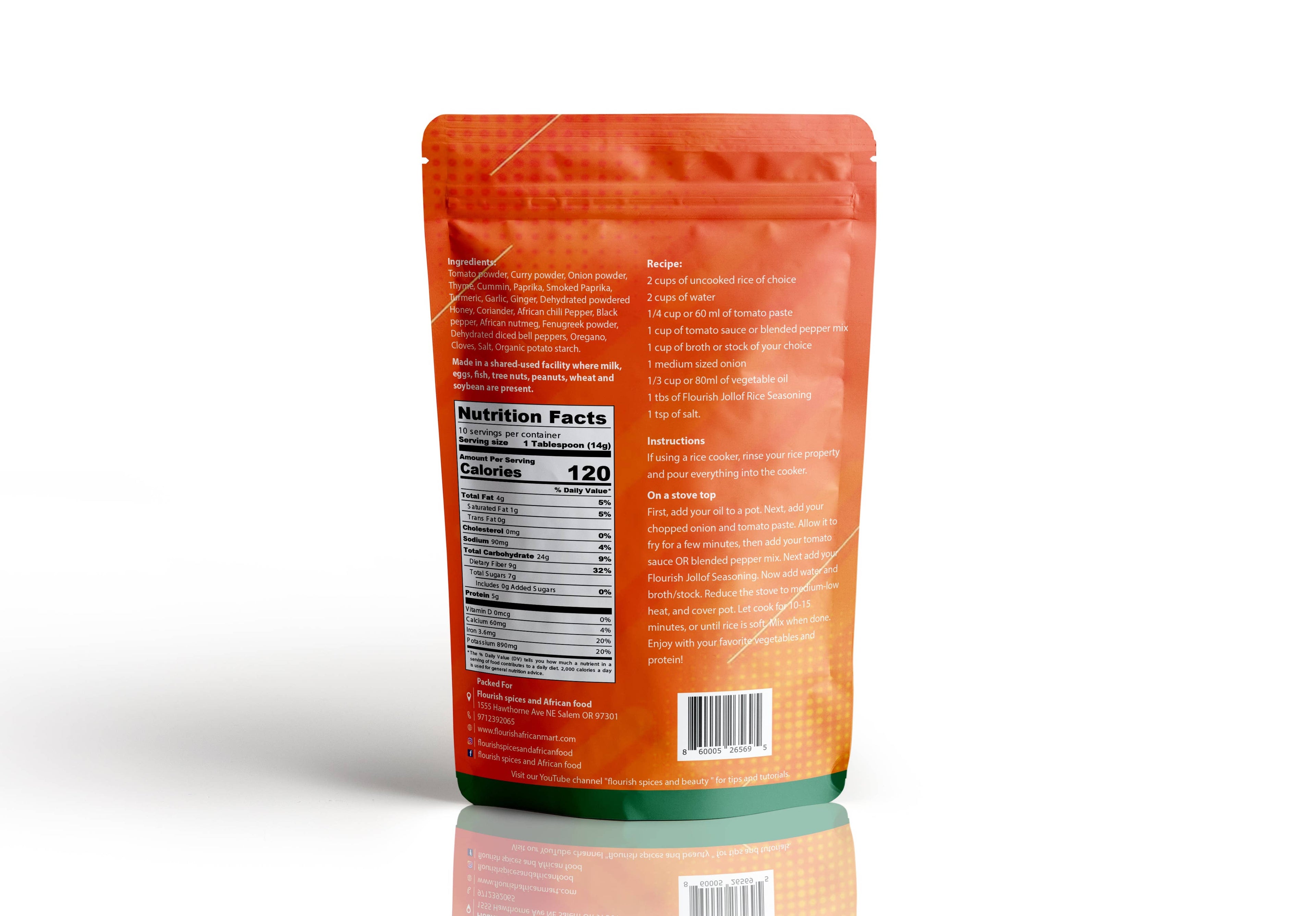 Flourish Jollof Rice Seasoning