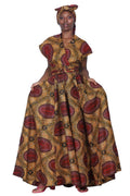 16117-283 African Wax Print Infinite Skirt