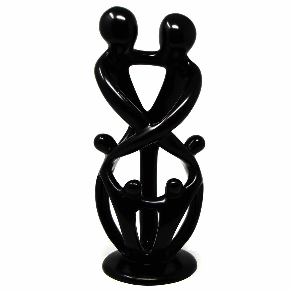 10" Family Soapstone Sculptures - Various Family Configs