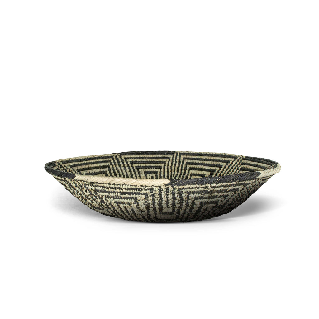14" Handwoven Squash Blossom Bowl Basket