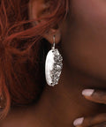 Antique Silver Plated Boho Style Earrings