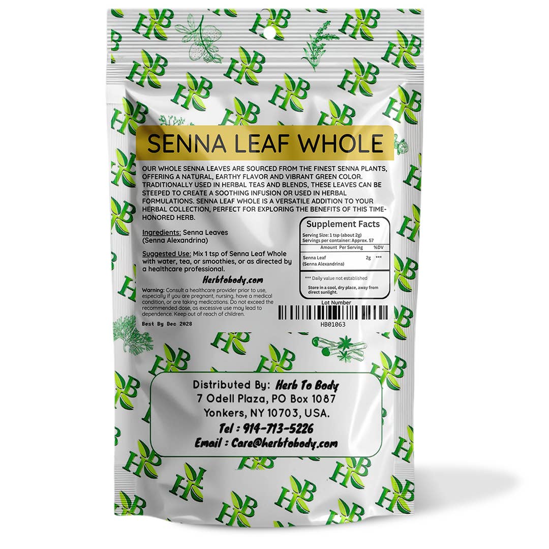 Senna Leaf Whole - 4oz